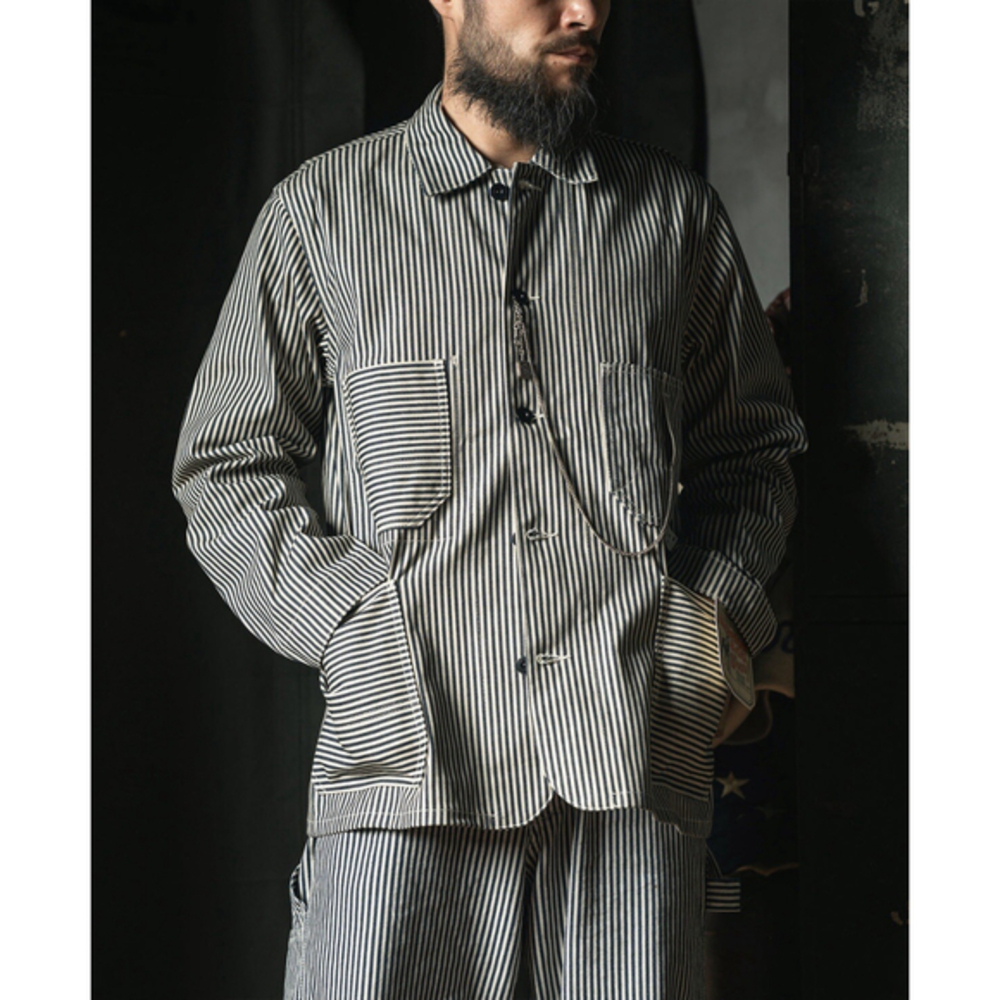 Lot 422 Express Stripe Chore Coat Bronson Mfg. Co.